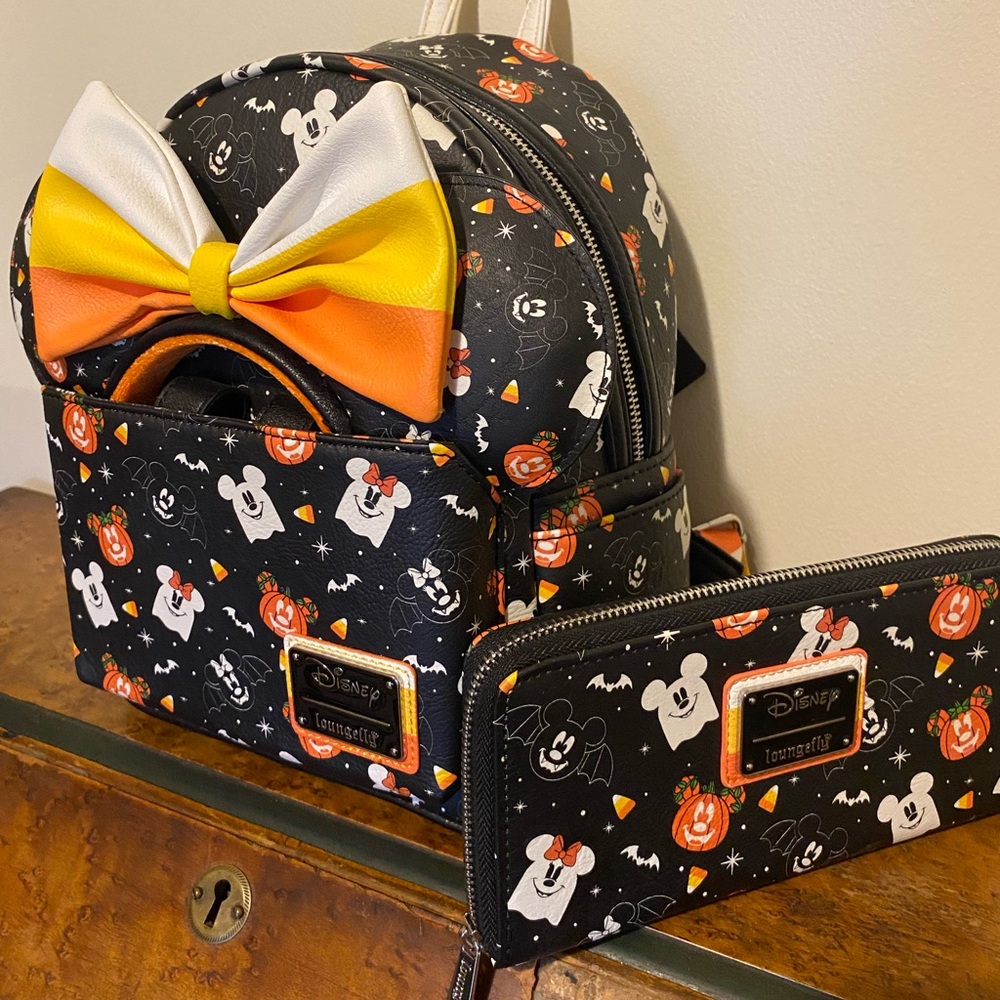 Disney Loungefly Halloween Mini Backpack set